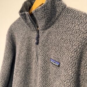 Patagonia Gray Fleece Pullover Men’s Large